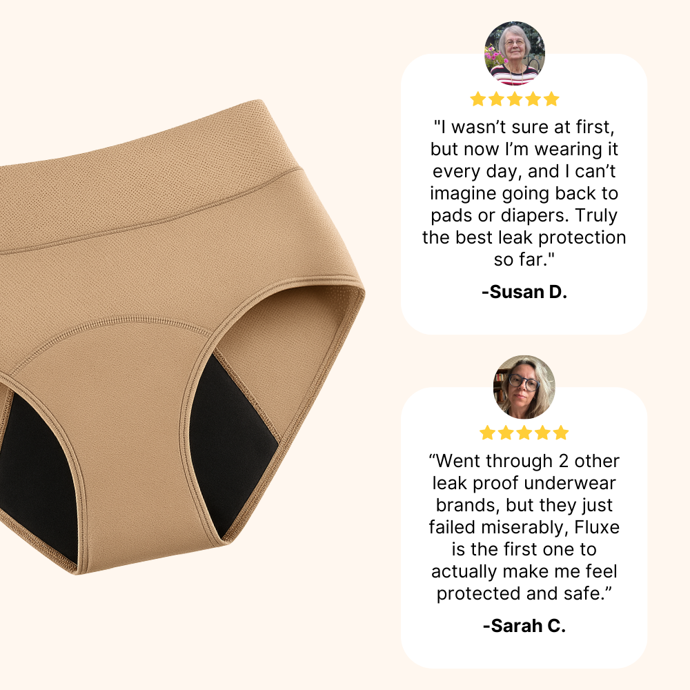 timboc 100% Leak-Proof Underwear That Won't Let You Down for Women 60+ (4-Pack)