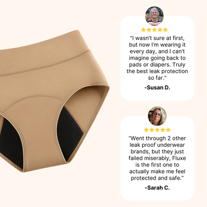timboc 100% Leak-Proof Underwear That Won't Let You Down for Women 60+ (4-Pack)
