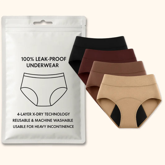 timboc 100% Leak-Proof Underwear That Won't Let You Down for Women 60+ (4-Pack)
