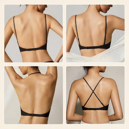 Low-Back Seamless Convertible Demi Bra