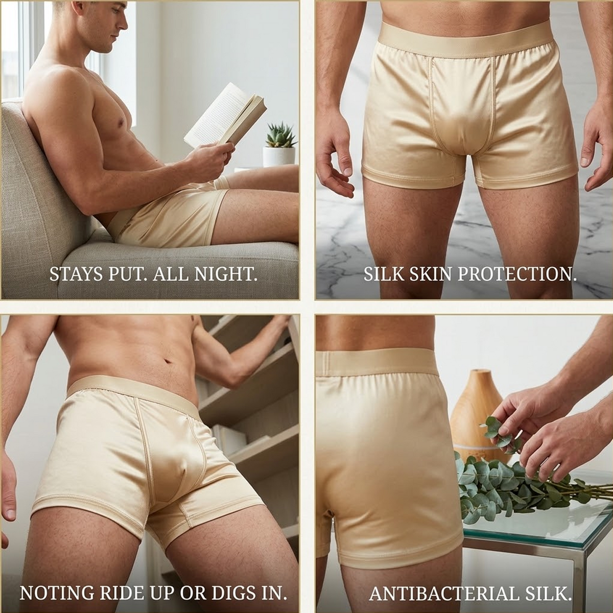 Premium Silk Boxer | All-Day Comfort