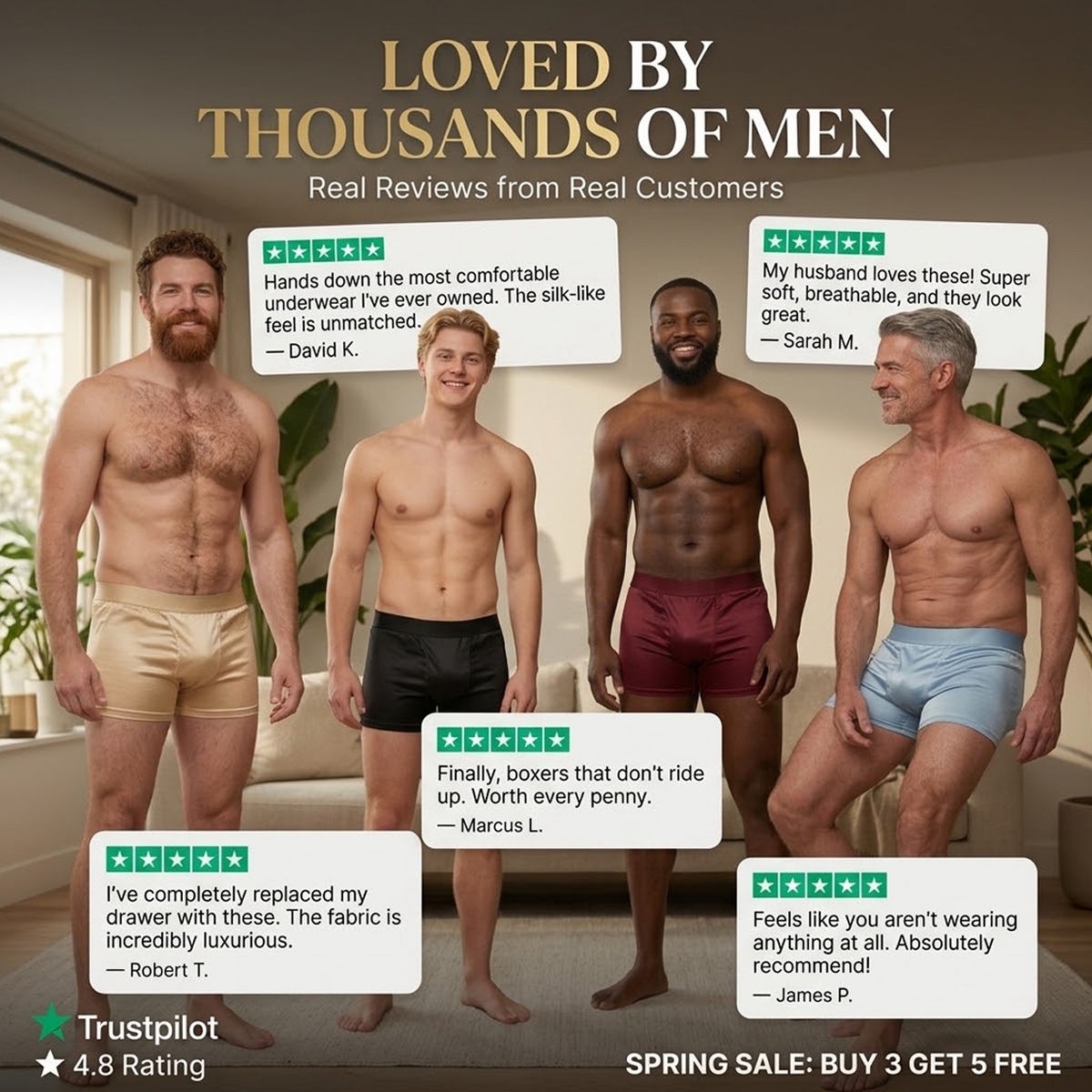 Premium Silk Boxer | All-Day Comfort