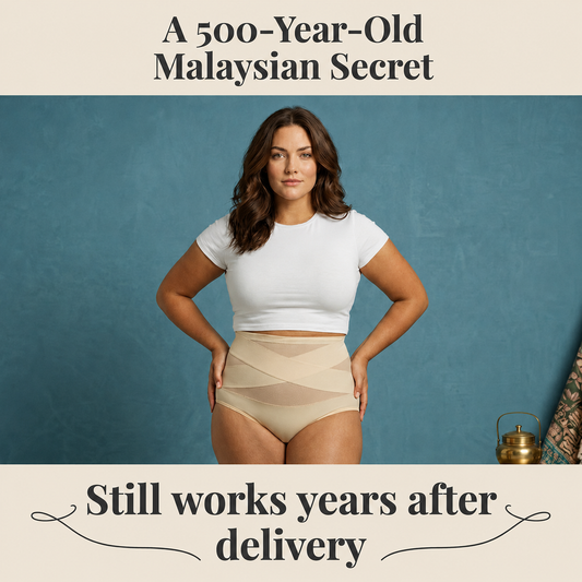 High-waisted postpartum shaping underwear— 360° Compression