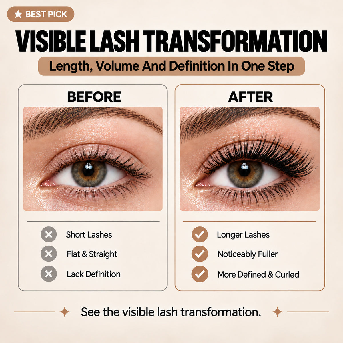 Instant Visible Lift and Soft Curl