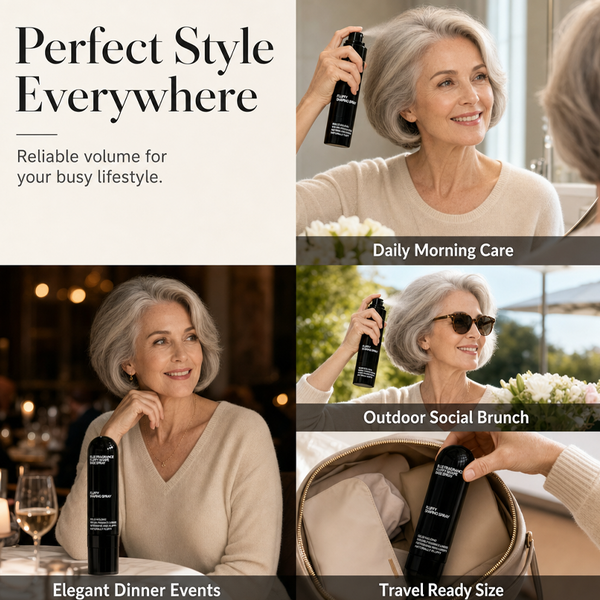 timboc Peach-scented Volumizing & Setting Spray