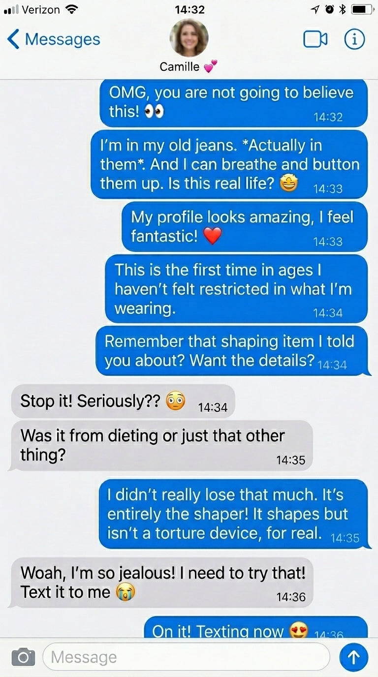 Messages between girlfriends